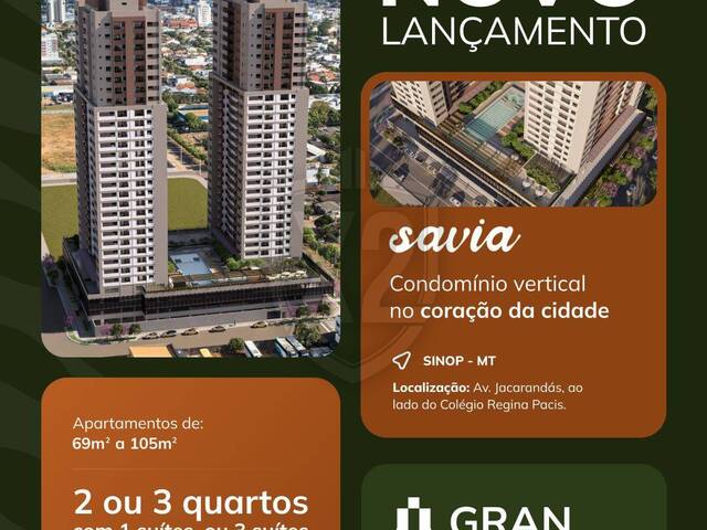 #656 - Apartamento para Venda em Sinop - MT